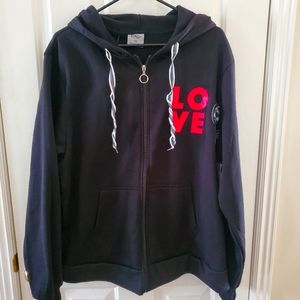 Zip-up hoodie